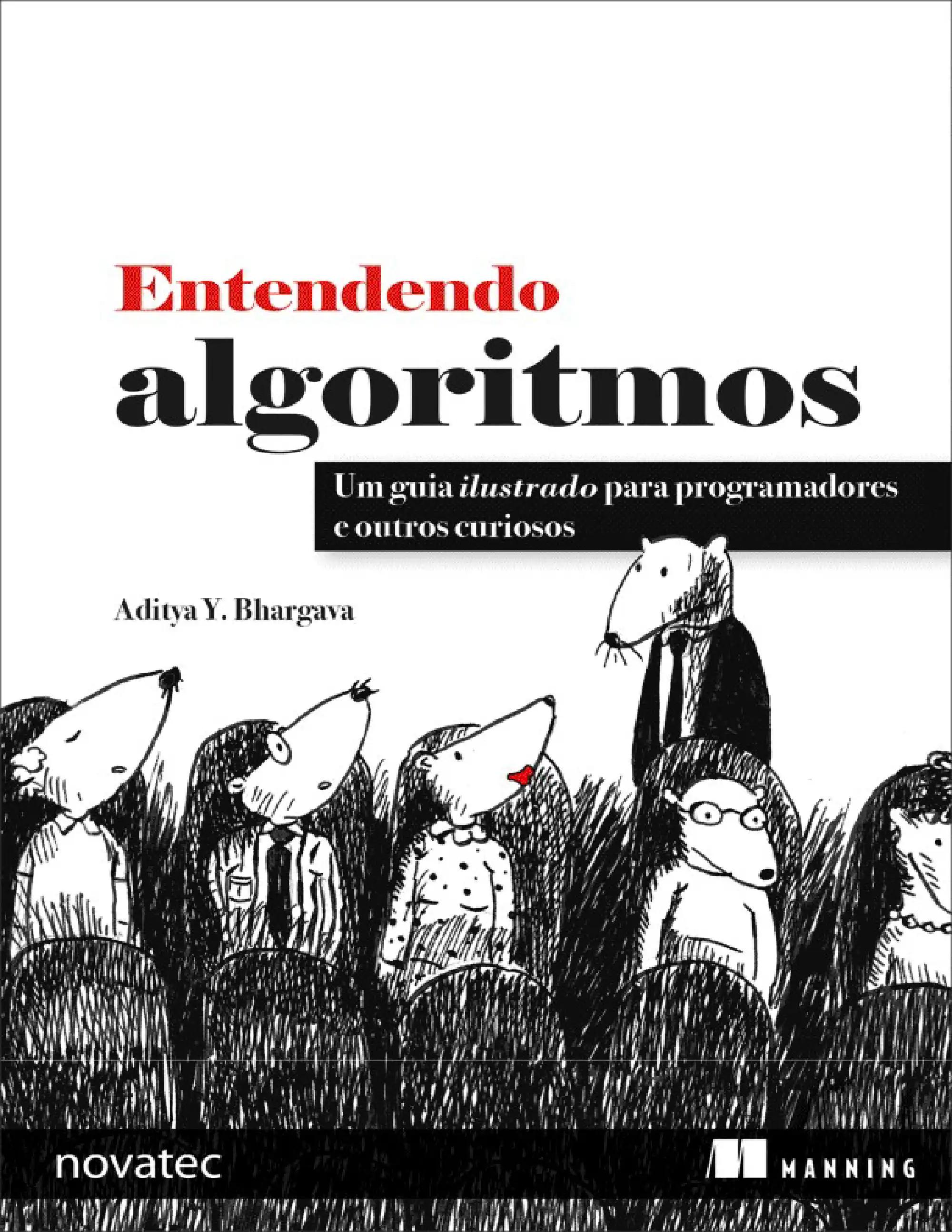 Capa do livro Entendendo Algoritmos, de Aditya Y. Bhargava